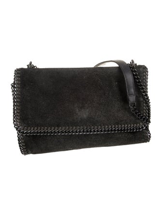 Stella McCartney Vegetarian Suede Shoulder Bag