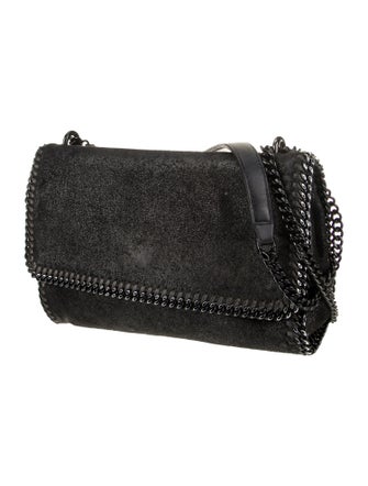 Stella McCartney Vegetarian Suede Shoulder Bag