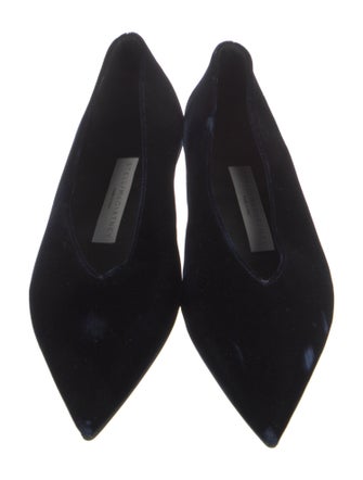 Stella McCartney Velvet Flats