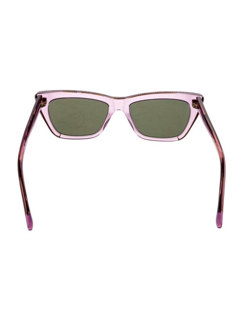 Stella McCartney Wayfarer Mirrored Sunglasses