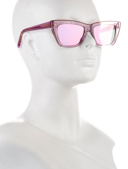 Stella McCartney Wayfarer Mirrored Sunglasses