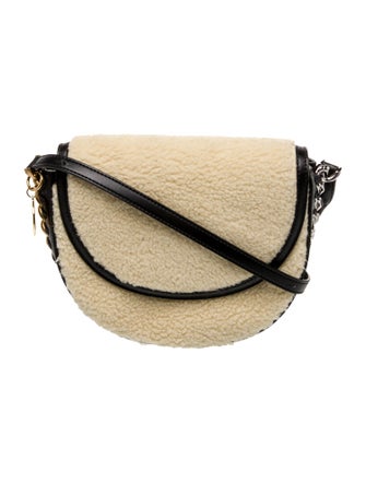 Stella McCartney Shearling Shoulder Bag