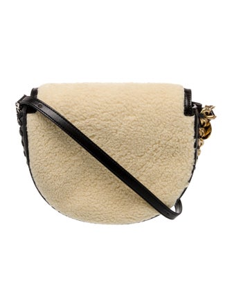 Stella McCartney Shearling Shoulder Bag