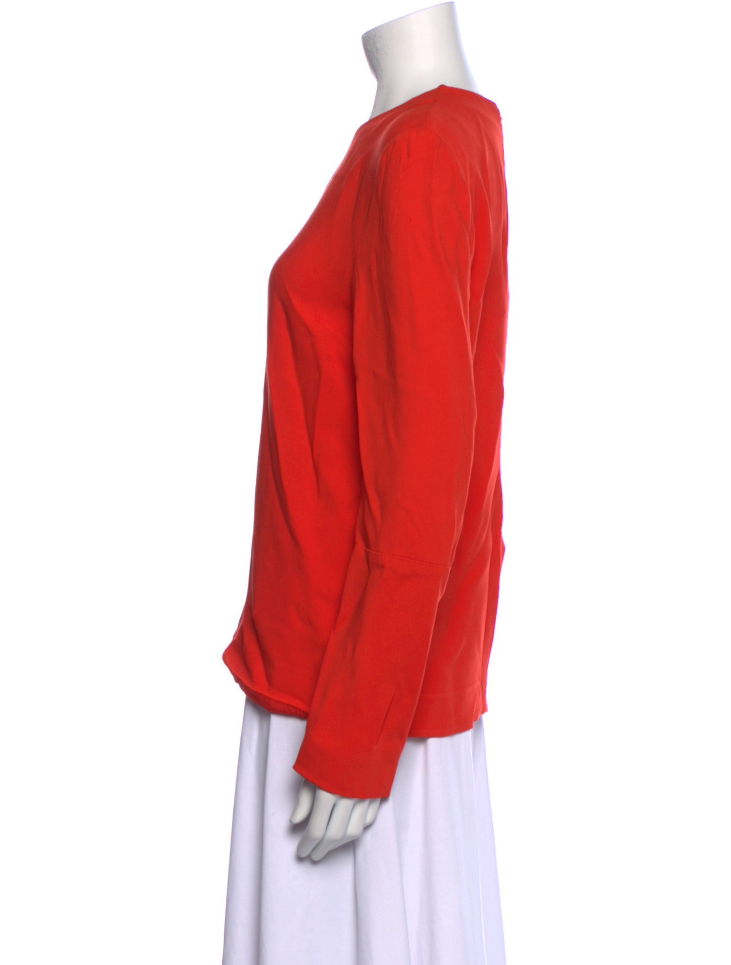Stella McCartney Crew Neck Long Sleeve Blouse