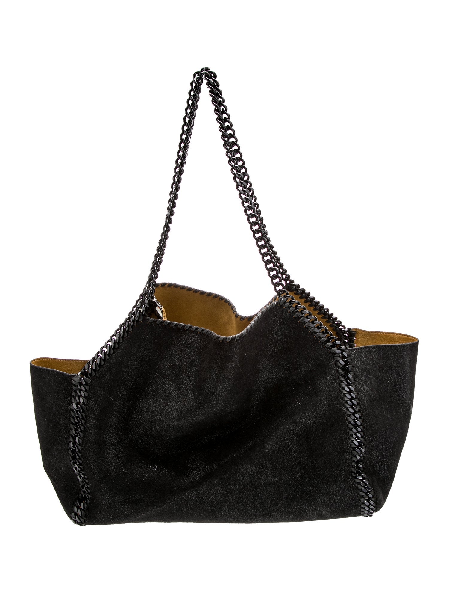 Stella McCartney Vegetarian Suede Shoulder Bag