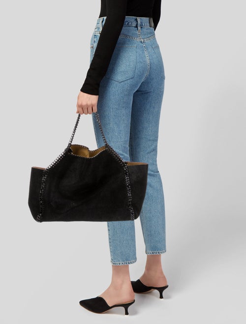 Stella McCartney Vegetarian Suede Shoulder Bag
