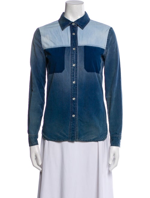 Stella McCartney Long Sleeve Button-Up Top