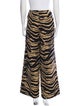 Stella McCartney Animal Print Wide Leg Pants