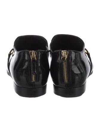 Stella McCartney Interlocking CC Logo Vegetarian Patent Leather Oxfords