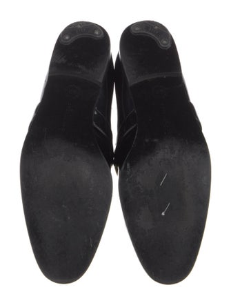 Stella McCartney Interlocking CC Logo Vegetarian Patent Leather Oxfords