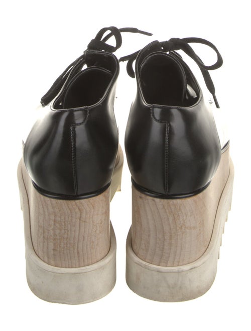 Stella McCartney Vegetarian Leather Wedge Sneakers