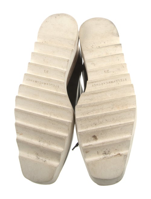 Stella McCartney Vegetarian Leather Wedge Sneakers