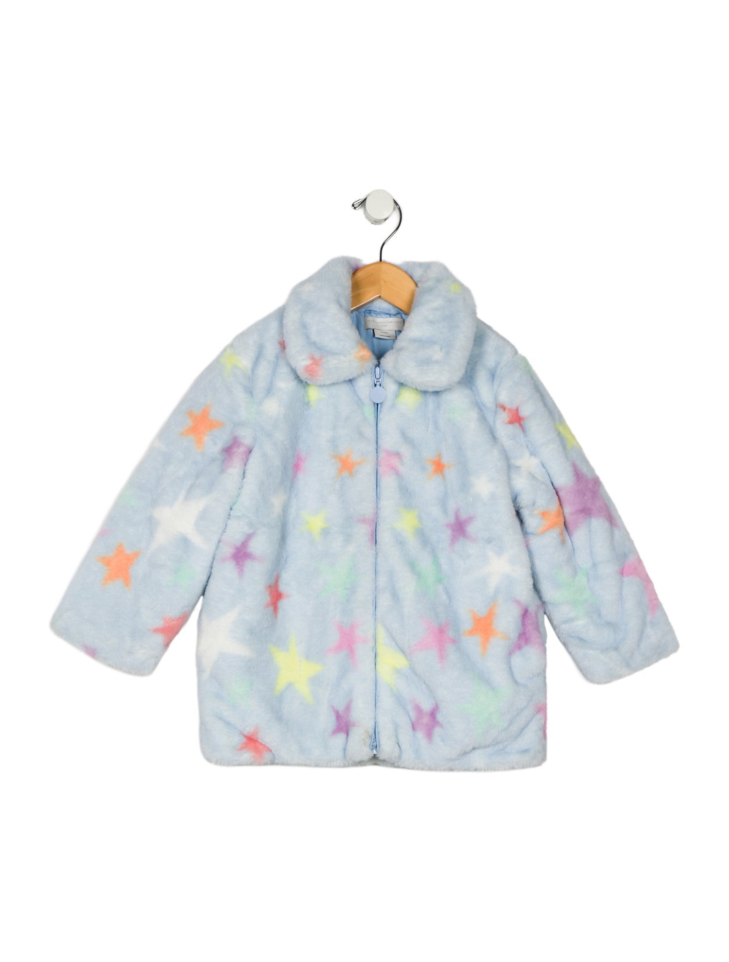Stella McCartney toddler girls' blue multicolored jacket