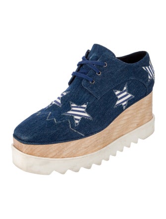 Stella McCartney Denim Printed Oxfords