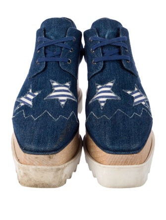 Stella McCartney Denim Printed Oxfords