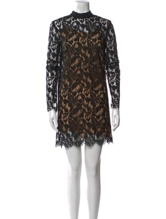 Stella McCartney Lace Pattern Mini Dress