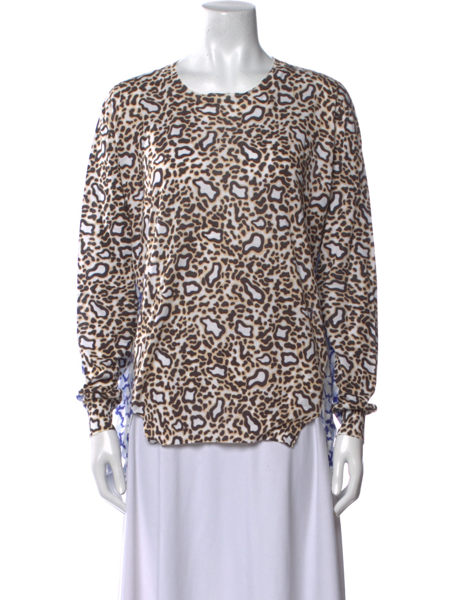 Stella McCartney Printed Crew Neck Blouse