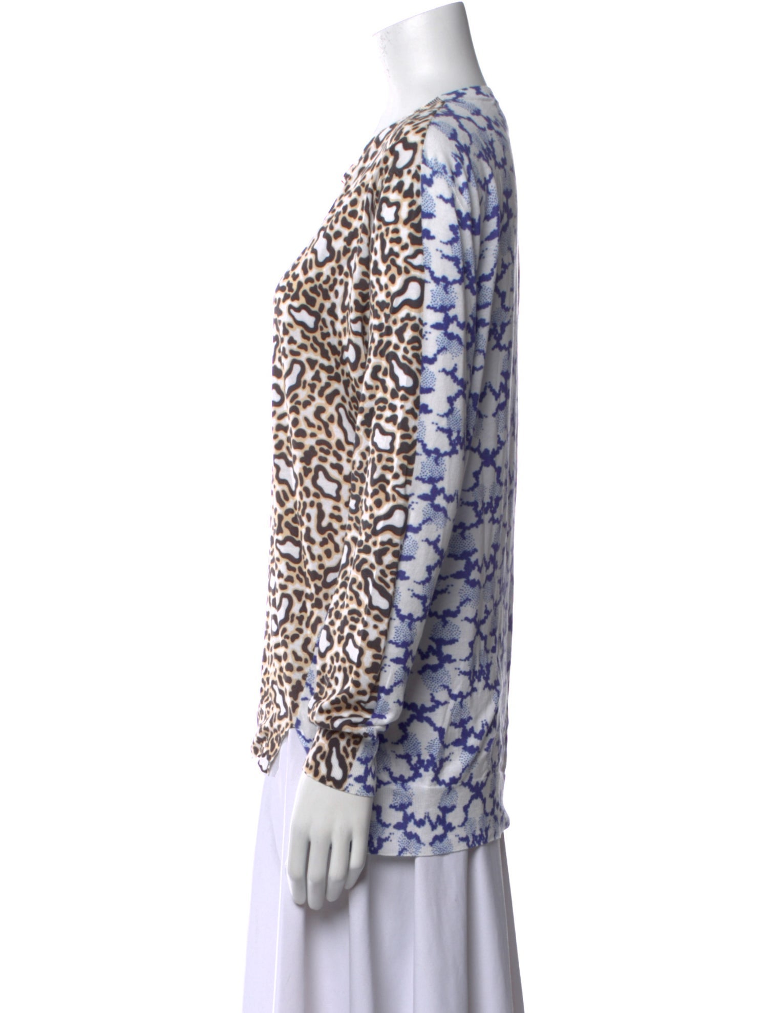 Stella McCartney Printed Crew Neck Blouse