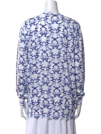 Stella McCartney Printed Crew Neck Blouse