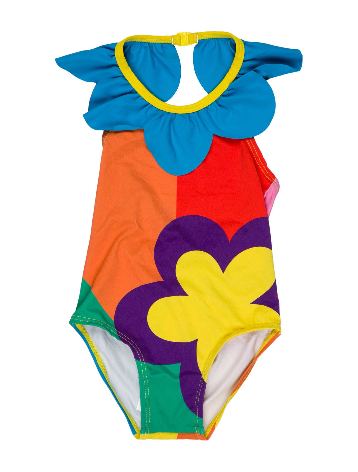 Stella McCartney Toddler Girls' Multicolored Flower One-Piece Swimsuit
