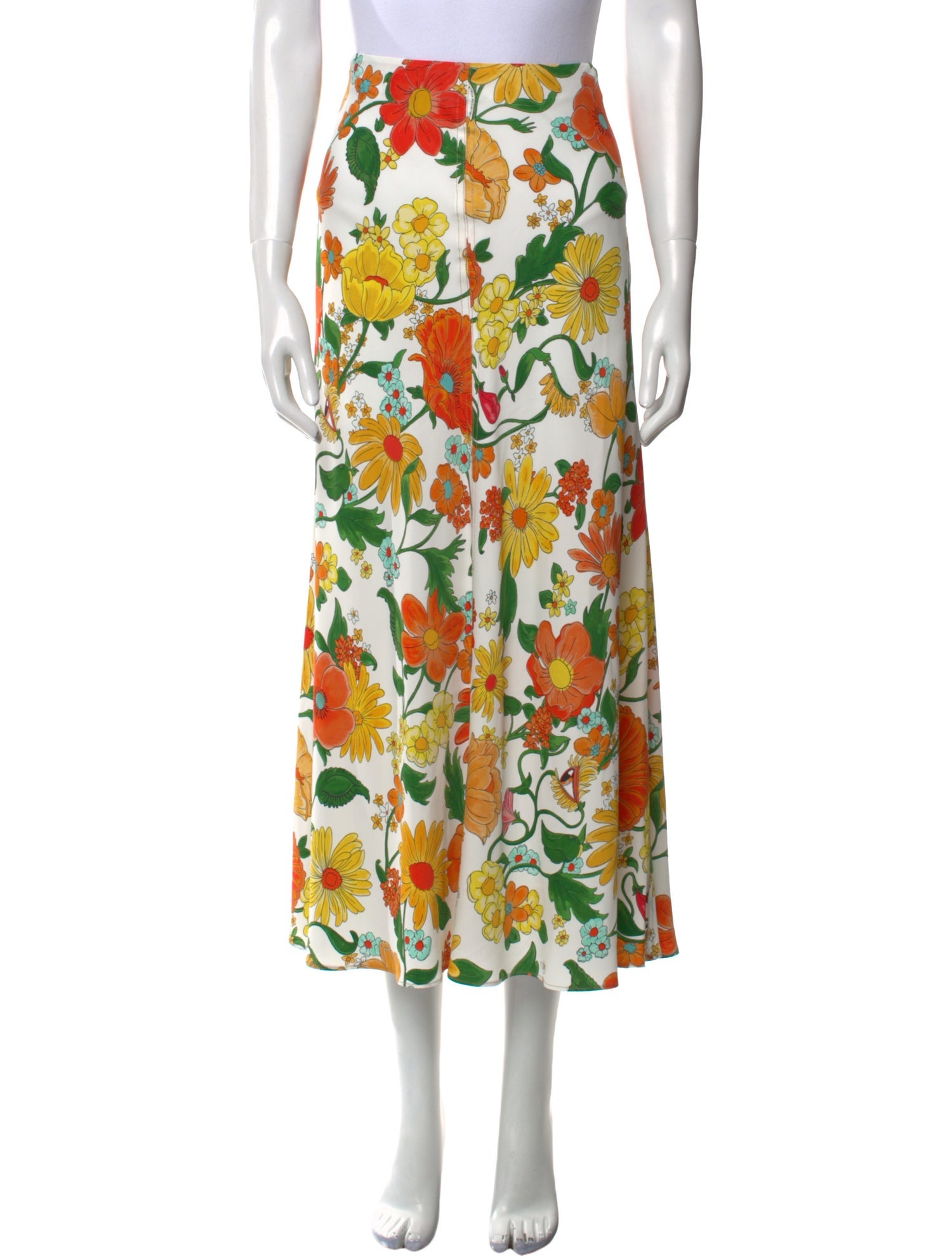 Stella McCartney Floral Print Midi Length Skirt w/ Tags