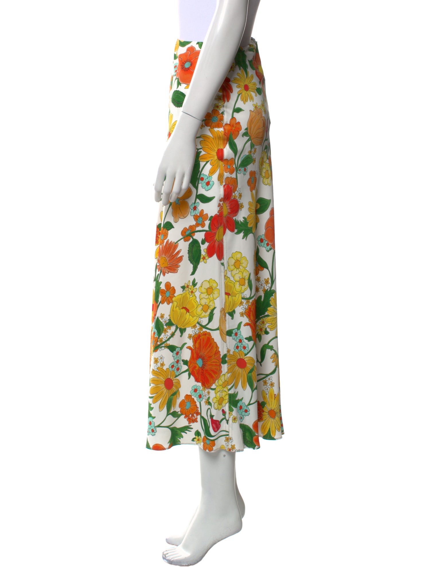Stella McCartney Floral Print Midi Length Skirt w/ Tags