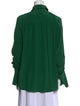Stella McCartney Silk Long Sleeve Button-Up Top
