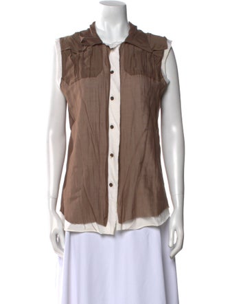 Stella McCartney Sleeveless Button-Up Top