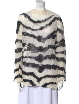 Stella McCartney Striped Crew Neck Sweater