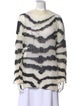Stella McCartney Striped Crew Neck Sweater
