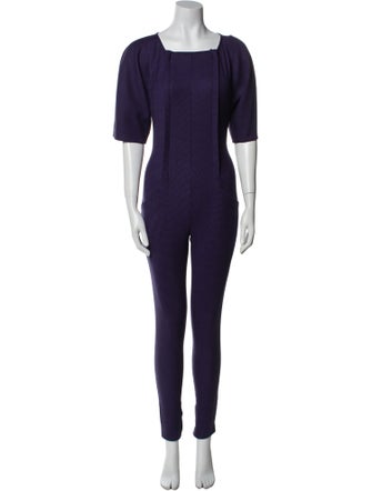 Stella McCartney Wool Square Neckline Jumpsuit