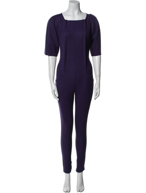 Stella McCartney Wool Square Neckline Jumpsuit