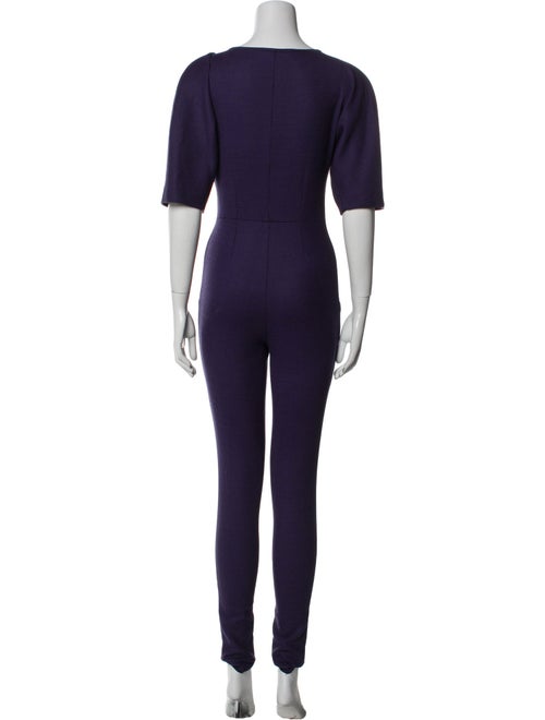Stella McCartney Wool Square Neckline Jumpsuit
