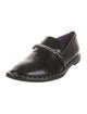 Stella McCartney Patent Leather Chain-Link Accents Loafers