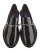 Stella McCartney Patent Leather Chain-Link Accents Loafers