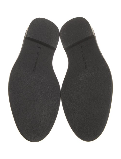 Stella McCartney Patent Leather Chain-Link Accents Loafers