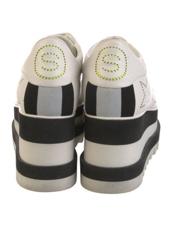 Stella McCartney Vegan Leather Colorblock Pattern Pumps