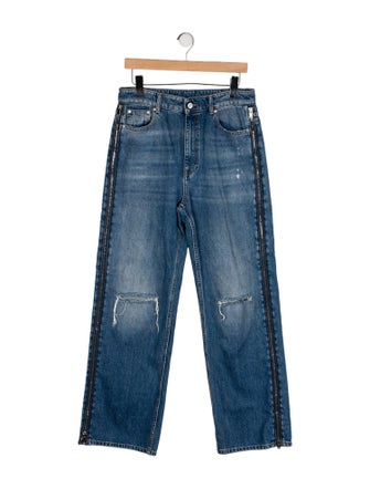 Stella McCartney High-Rise Wide Leg Jeans