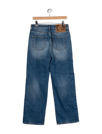 Stella McCartney High-Rise Wide Leg Jeans