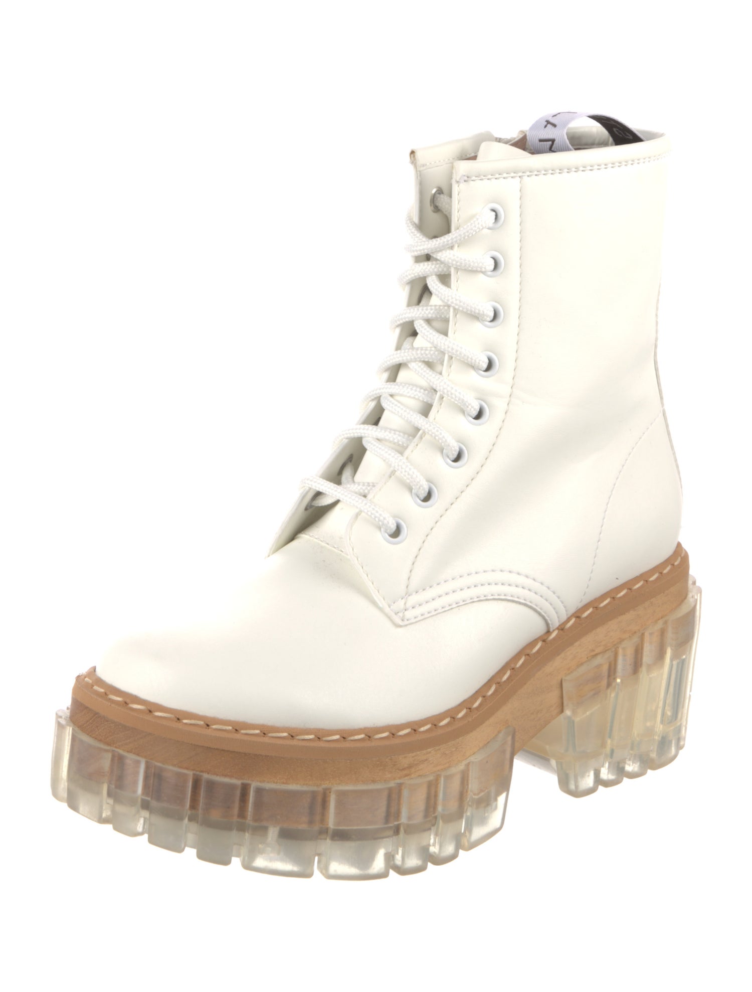 Stella McCartney Vegan Leather Combat Boots