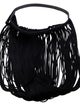 Stella McCartney Skinny Fringe Trim Accent Waist Belt