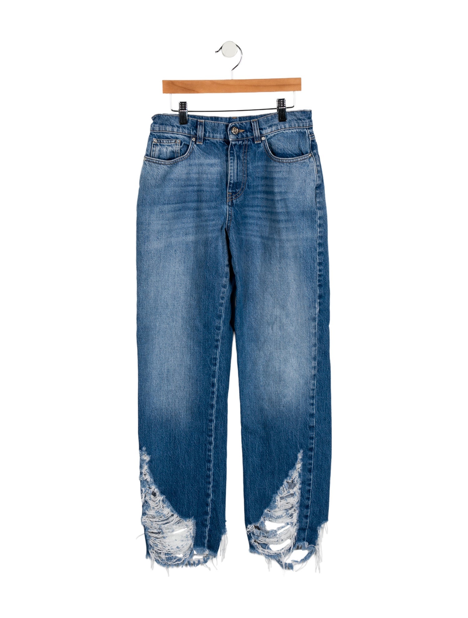 Stella McCartney Mid-Rise Straight Leg Jeans