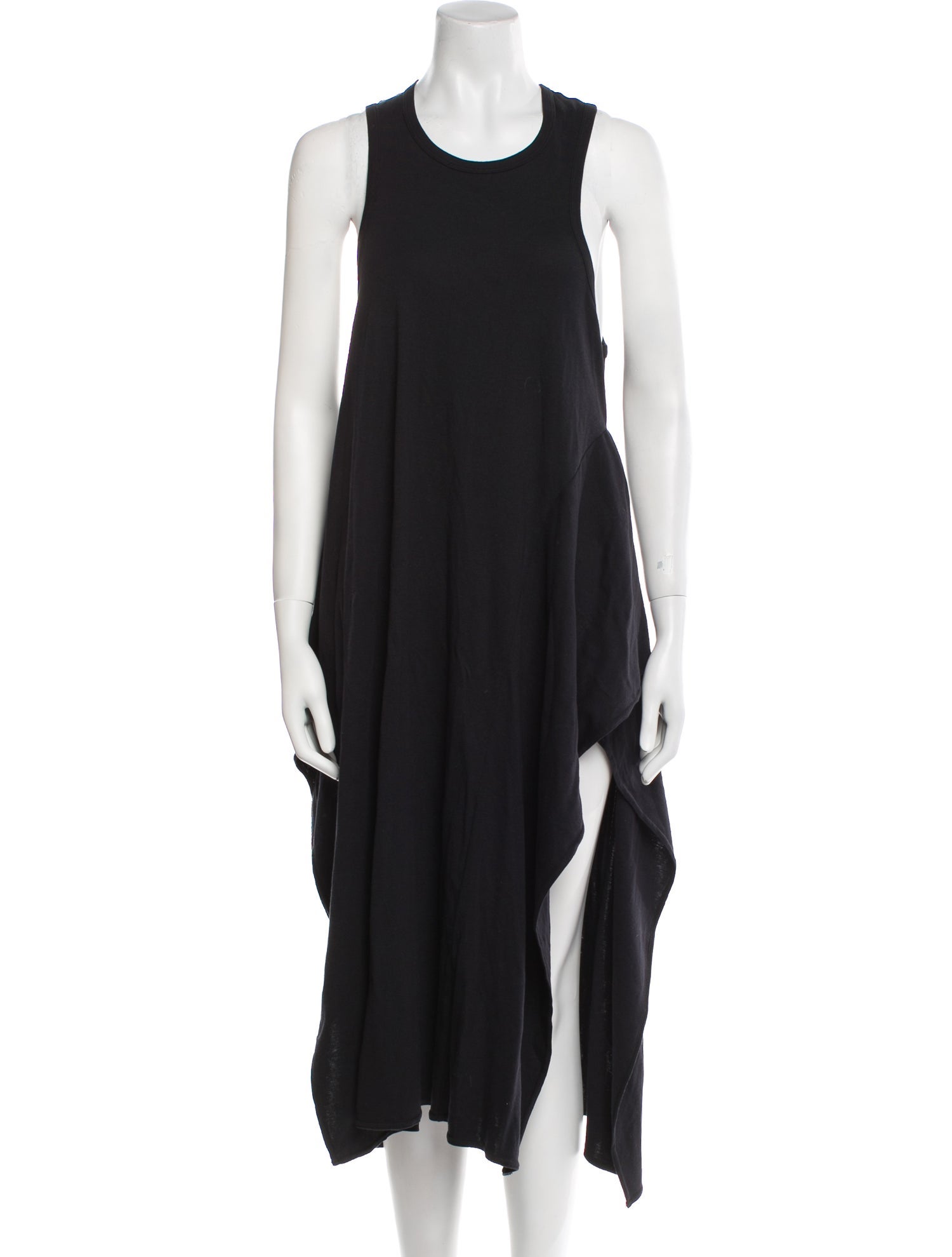 Stella McCartney Scoop Neck Midi Length Dress