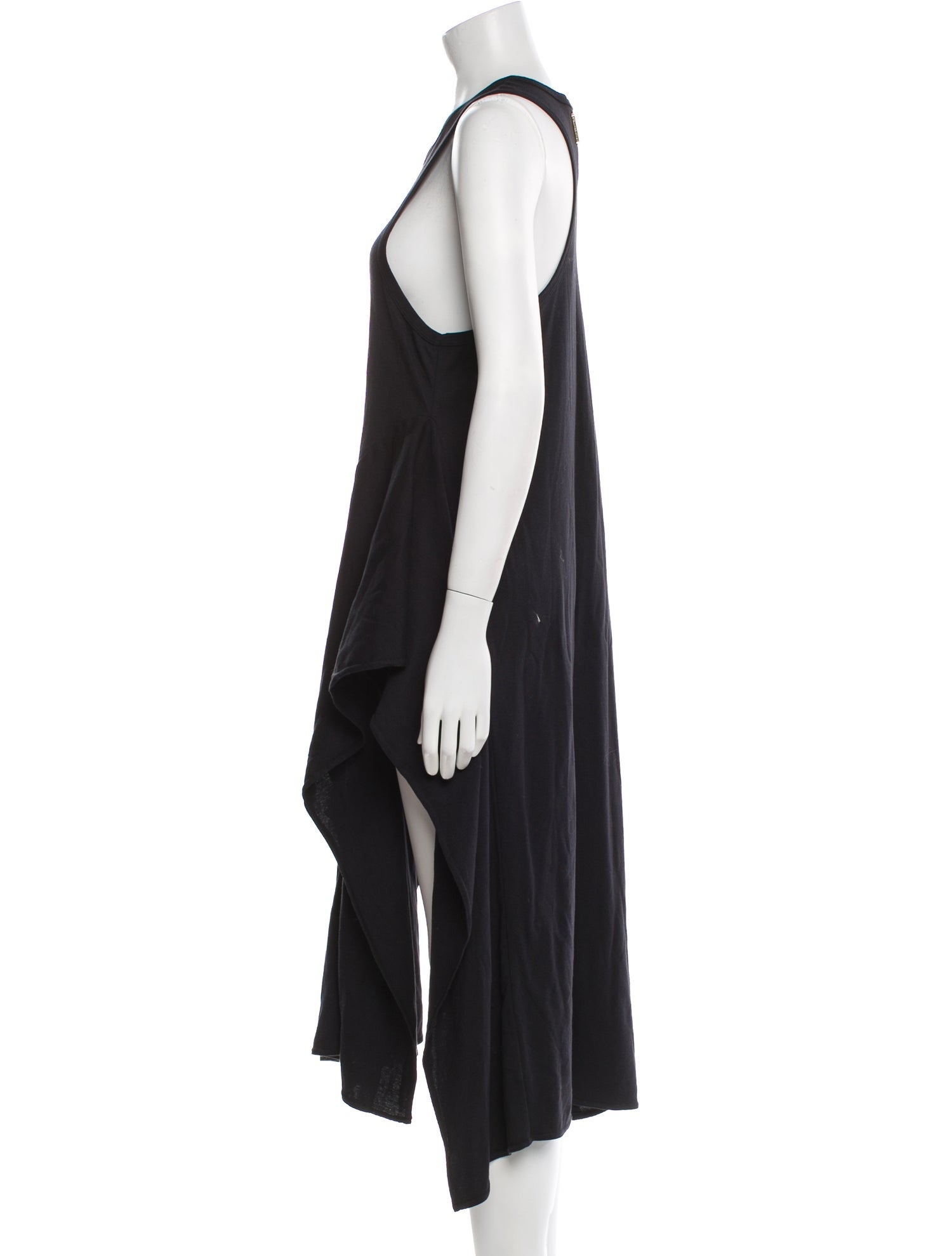 Stella McCartney Scoop Neck Midi Length Dress