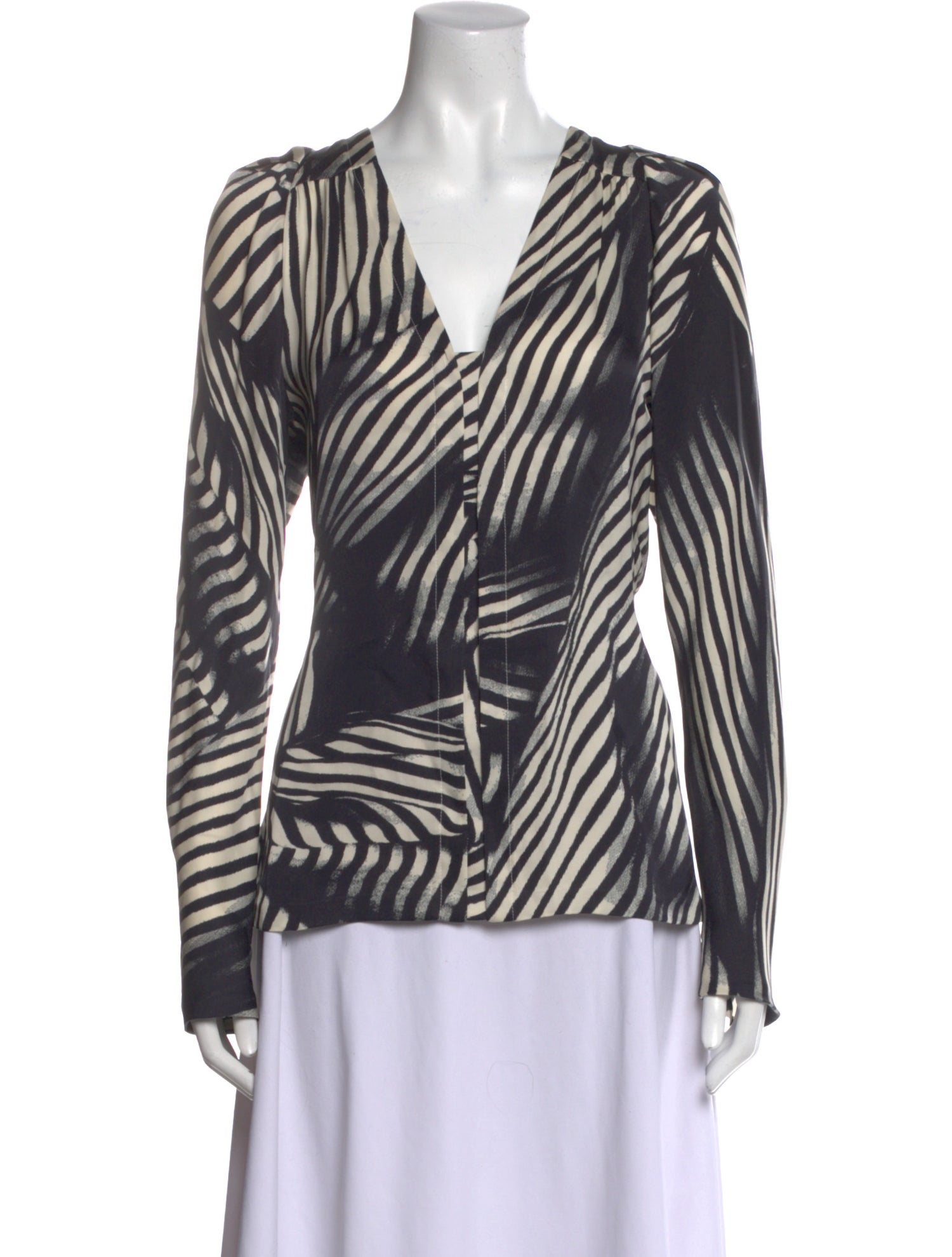 Stella McCartney Silk Striped Blouse