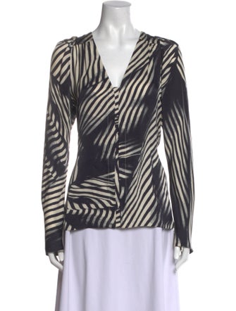 Stella McCartney Silk Striped Blouse