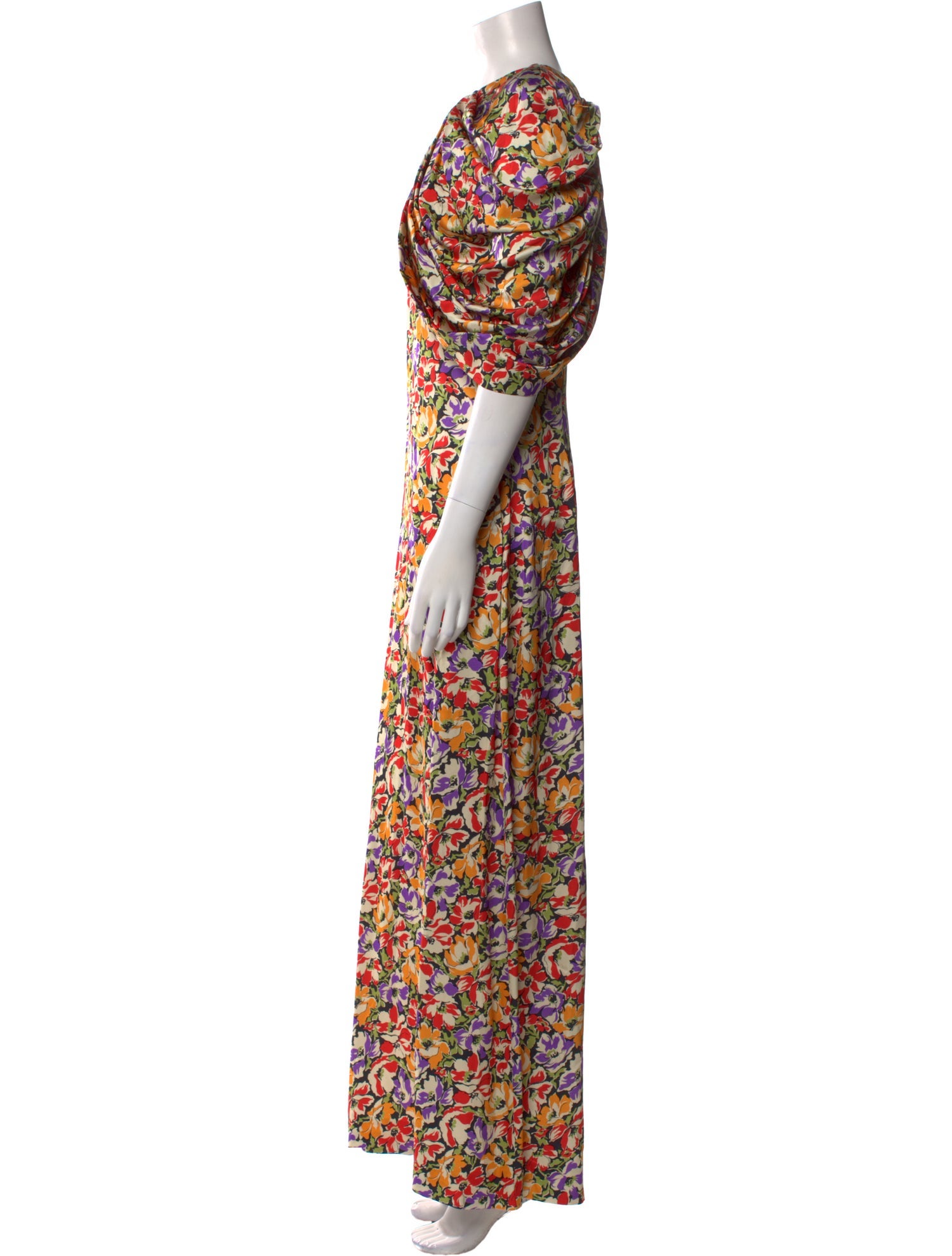 Stella McCartney Floral Print Long Dress w/ Tags
