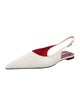 Stella McCartney Vegetarian Leather Slingback Flats