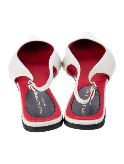 Stella McCartney Vegetarian Leather Slingback Flats