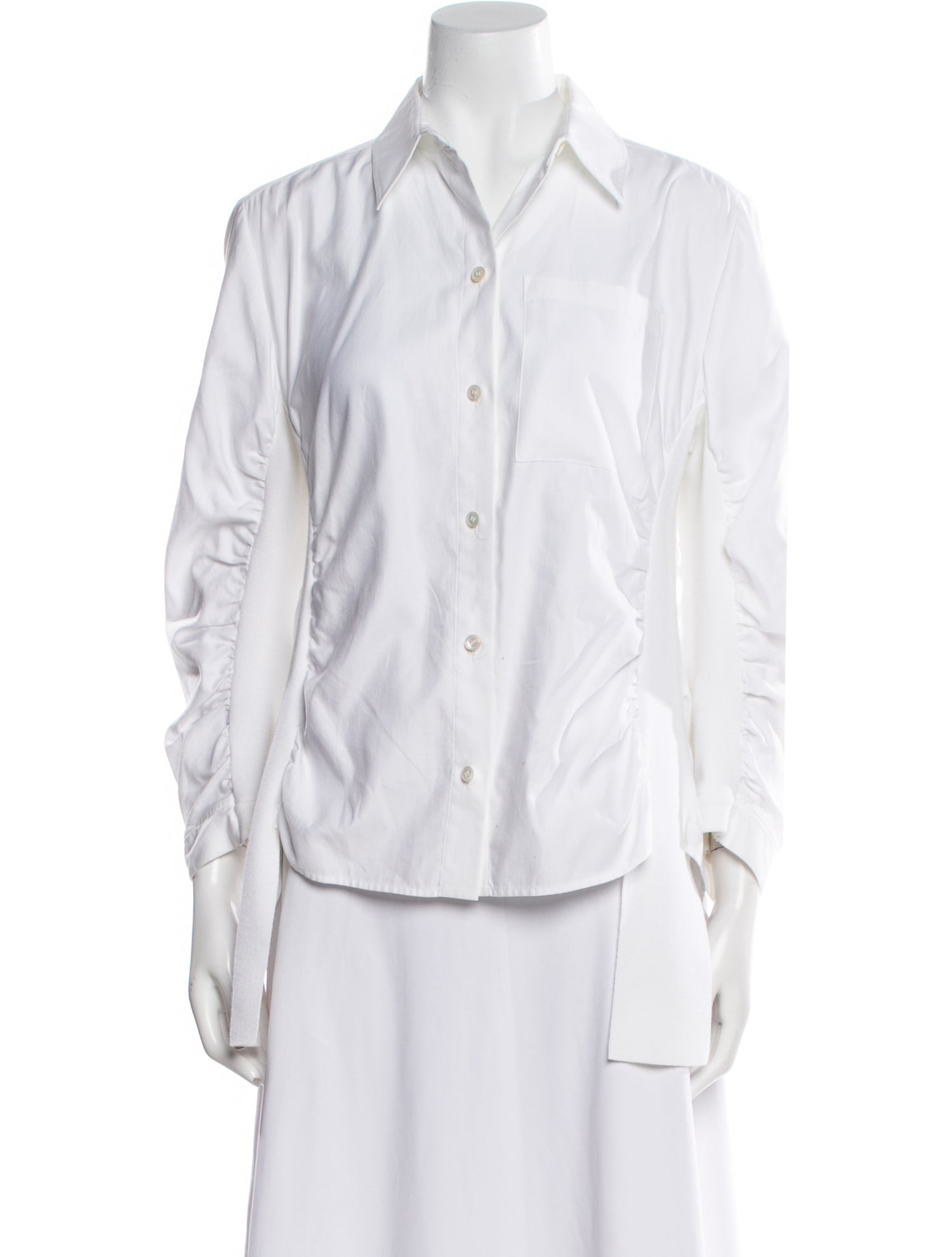 Stella McCartney Long Sleeve Button-Up Top